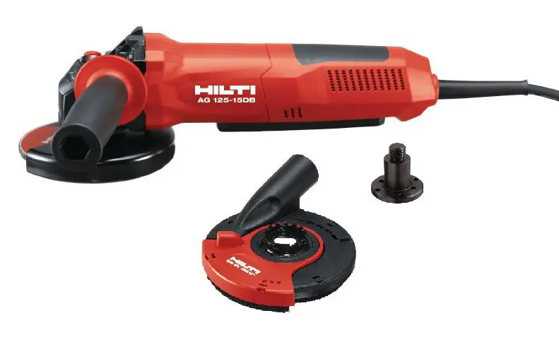 Angle grinders, d=125 mm, 230V (grinding hood with dust suction)